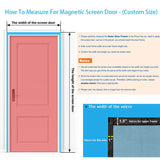 Garage Screen Door Magnetic Custom Size